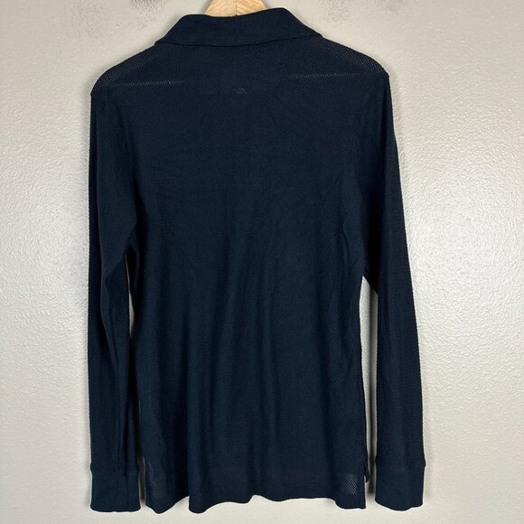 Opening Ceremony x Columbia Men’s Small Long Sleeve Polo Pullover Stretch Black - Picture 5 of 5